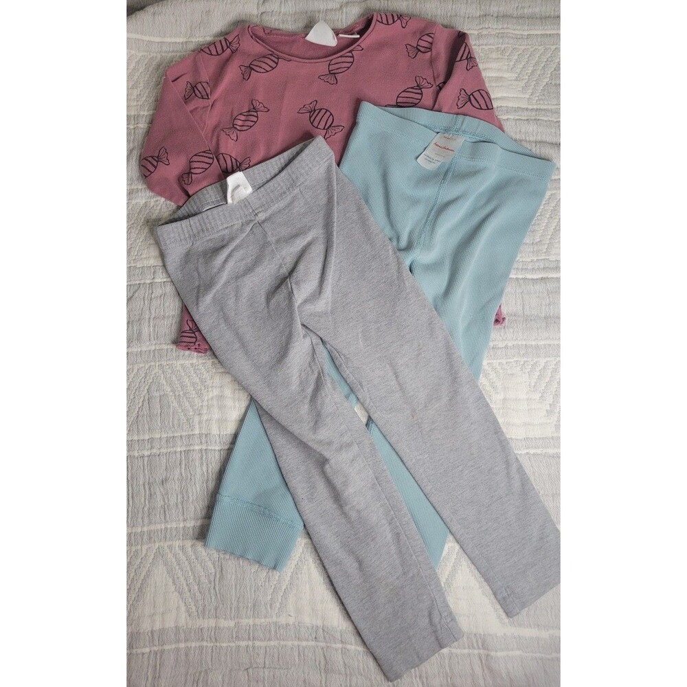 ZARA + Hanna Andersson Toddler Outfit Bundle | Candy Top 2-3Y + 2‎ Leggings 3T